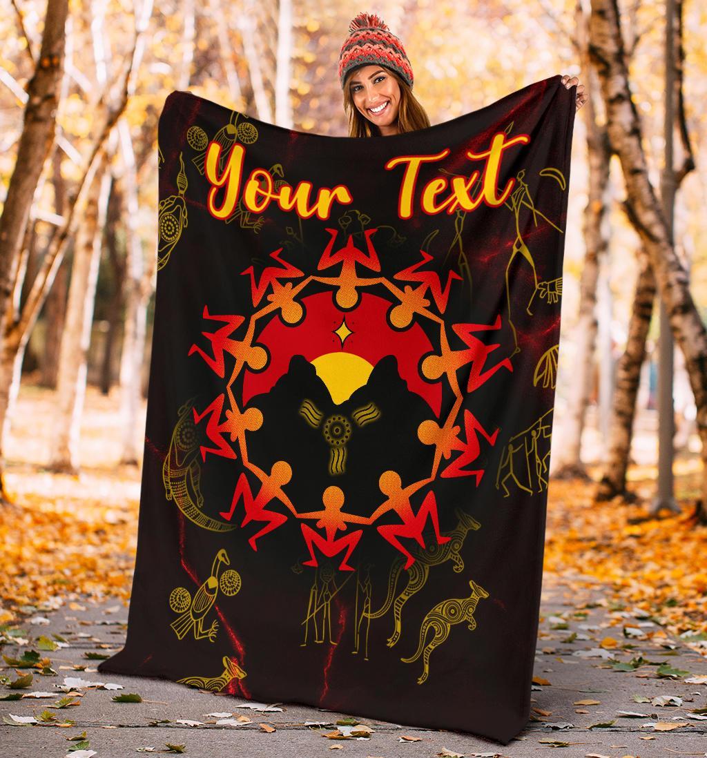 custom-aboriginal-premium-blanket-australia-map-and-indigenous-flag