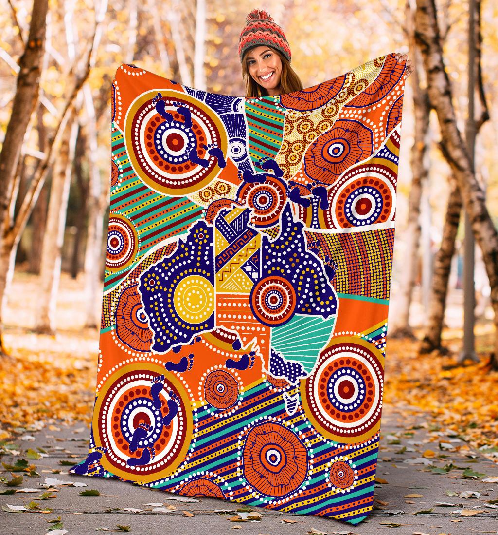 aboriginal-premium-blanket-australian-map-dot-painting