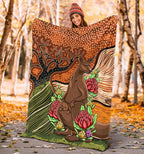 aboriginal-premium-blanket-kangaroo-with-indigenous-tree
