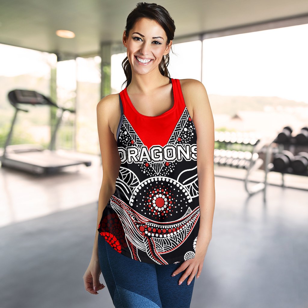 St. George Illawarra Dragons Women Racerback Tank Aboriginal