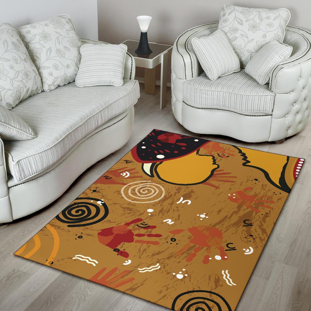 aboriginal-area-rug-mother-and-son-hand-art