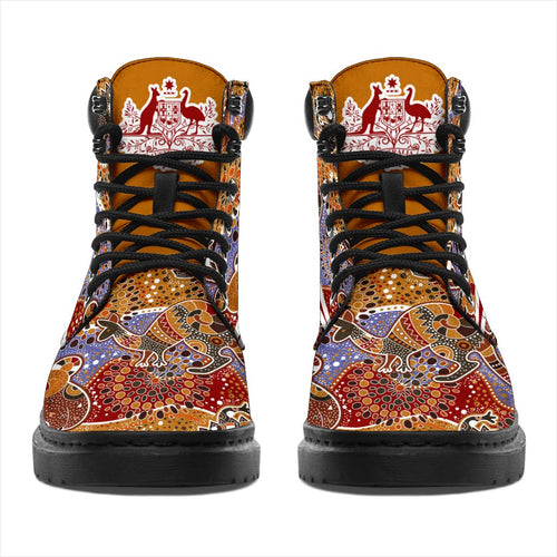 aboriginal-boots-lizard-kangaroo-patterns-australia-coat-of-arms-all-season