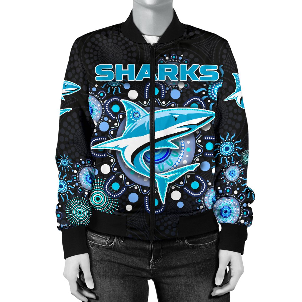 cronulla-bomber-jacket-sharks-indigenous-for-women