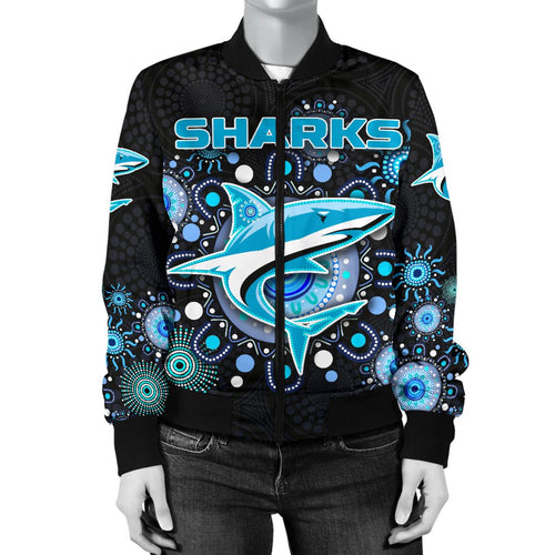 cronulla-bomber-jacket-sharks-indigenous-for-women