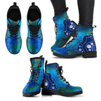 aboriginal-leather-boots-australia-indigenous-flag-circle-dot-painting-art-blue