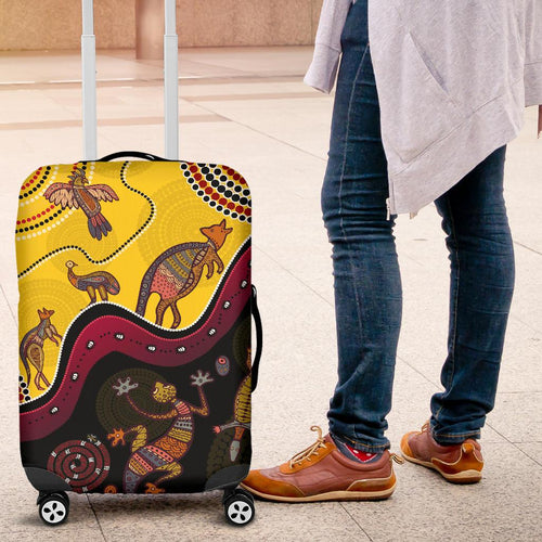 aboriginal-luggage-covers-indigenous-animals-life-art