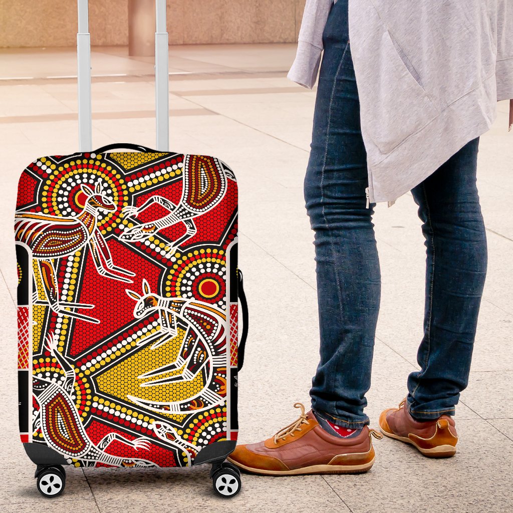 aboriginal-luggage-covers-kangaroo-dot-painting-patterns