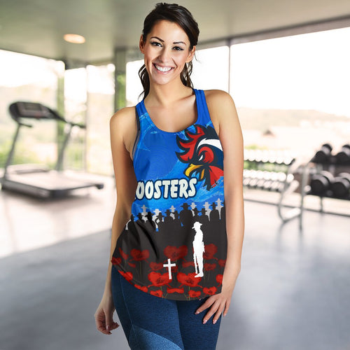 Sydney Roosters Women Racerback Tank Prairie Style - Vibe Hoodie
