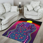 area-rug-aboriginal-sublimation-dot-pattern-style-violet