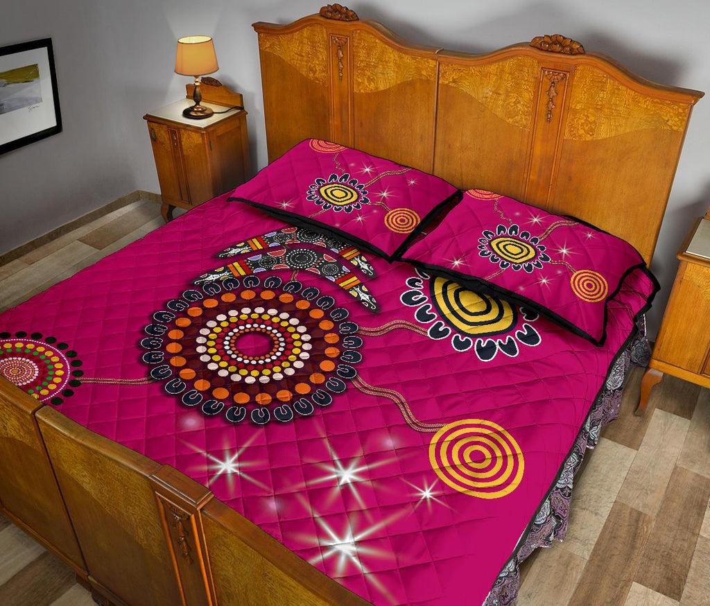 sydney-quilt-bed-set-sixers-indigenous-magenta