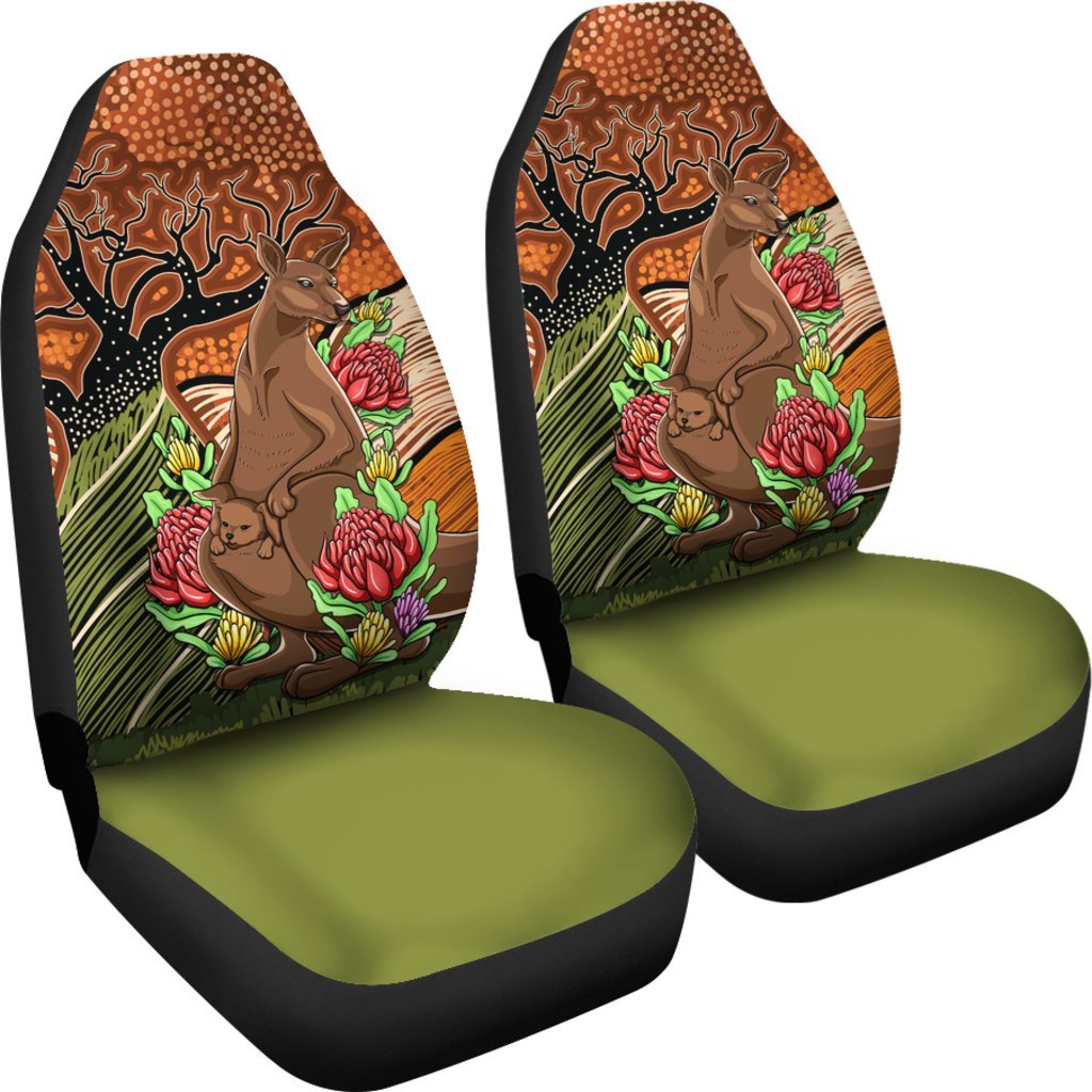aboriginal-car-seat-covers-kangaroo-with-indigenous-tree