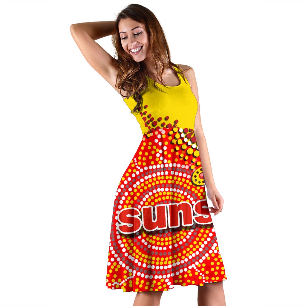 Gold Coast Women's Dress Sun Aboriginal - Vibe Hoodie