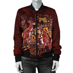 aboriginal-womens-bomber-jacket-kangaroo-family-with-hand-art