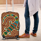 aboriginal-luggage-covers-lizard-dot-painting-patterns