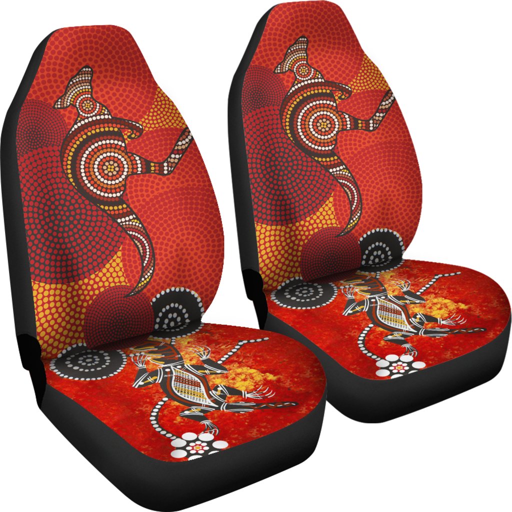 car-seat-covers-aboriginal-dot-painting-kangaroo-and-crocodile