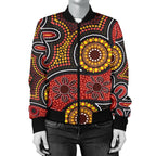 aboriginal-womens-bomber-jacket-indigenous-circle-dot-painting-style-1