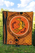 aboriginal-premium-quilt-indigenous-snake-hand-brown-color