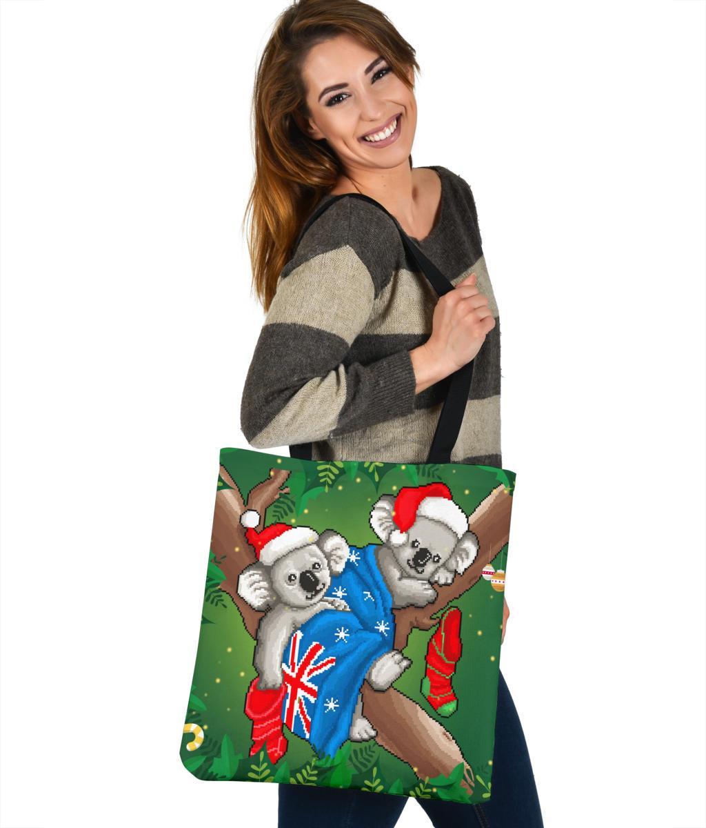 christmas-tote-bags-australia-flag-with-koala-ugly-christmas