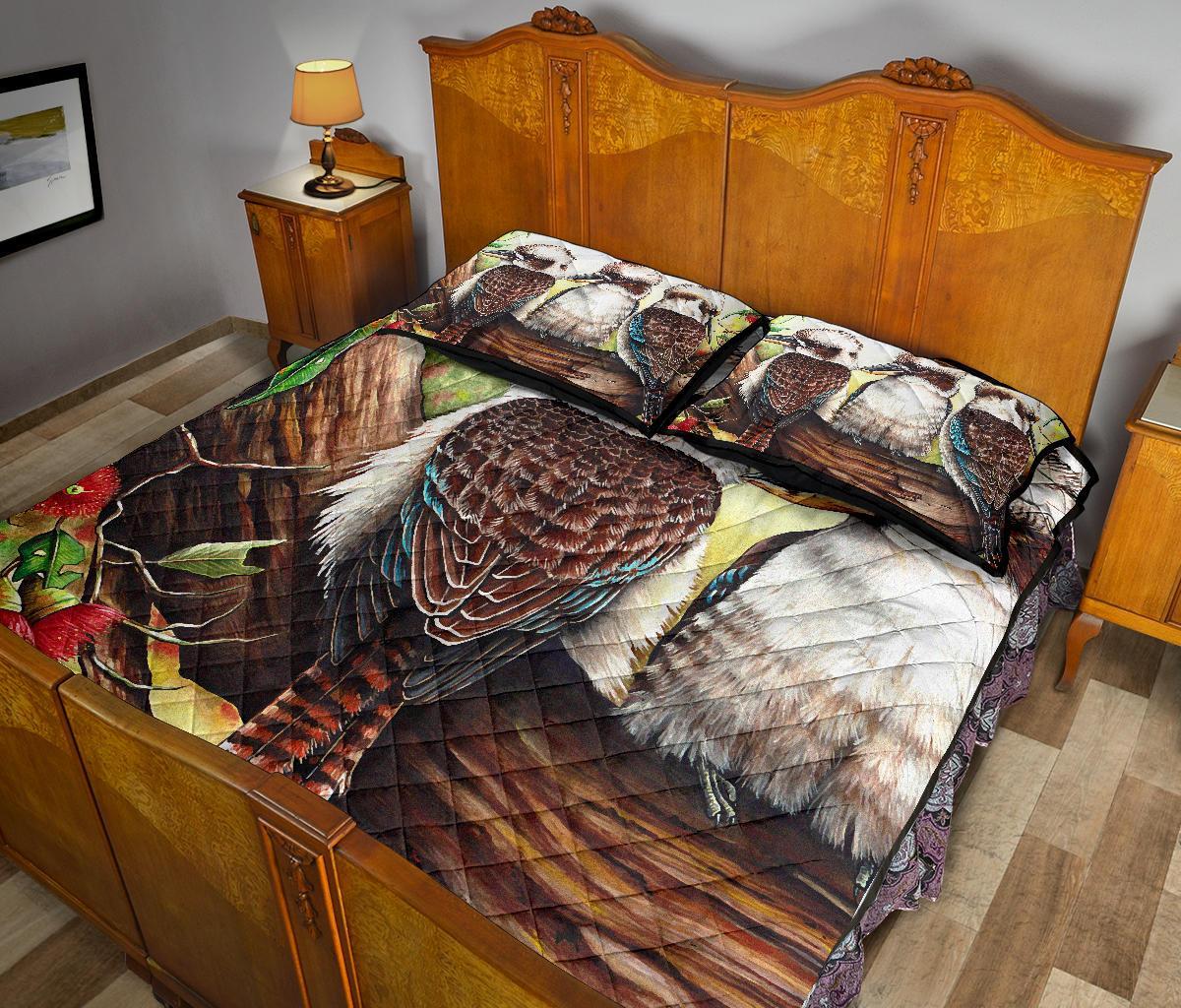 quilt-bed-set-kookaburra-with-waratah