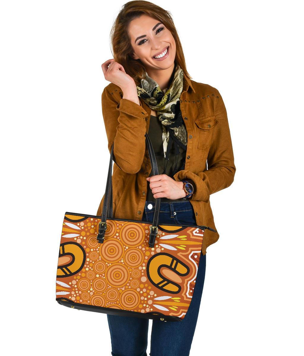 aboriginal-leather-tote-bag-indigenous-art-patterns-ver03