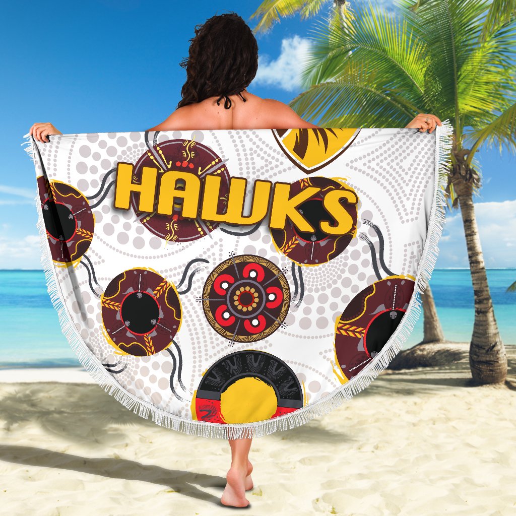 hawthorn-beach-blanket-hawks-indigenous-white