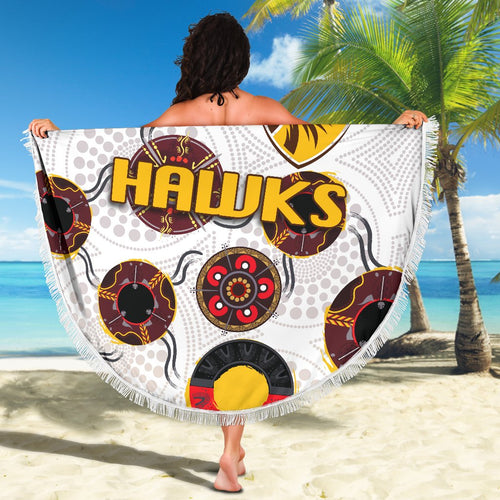 hawthorn-beach-blanket-hawks-indigenous-white