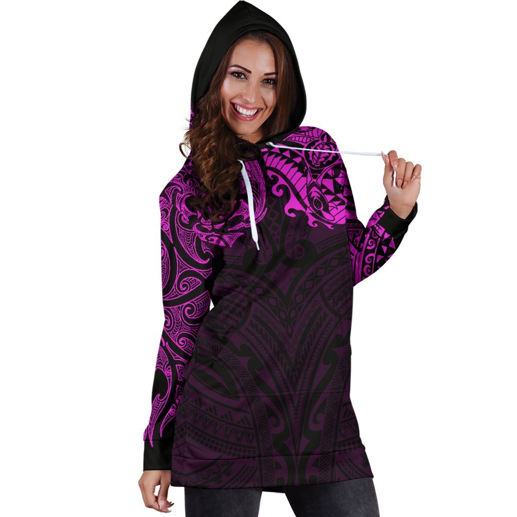 new-zealand-womens-hoodie-dress-maori-polynesian-tattoo-purple