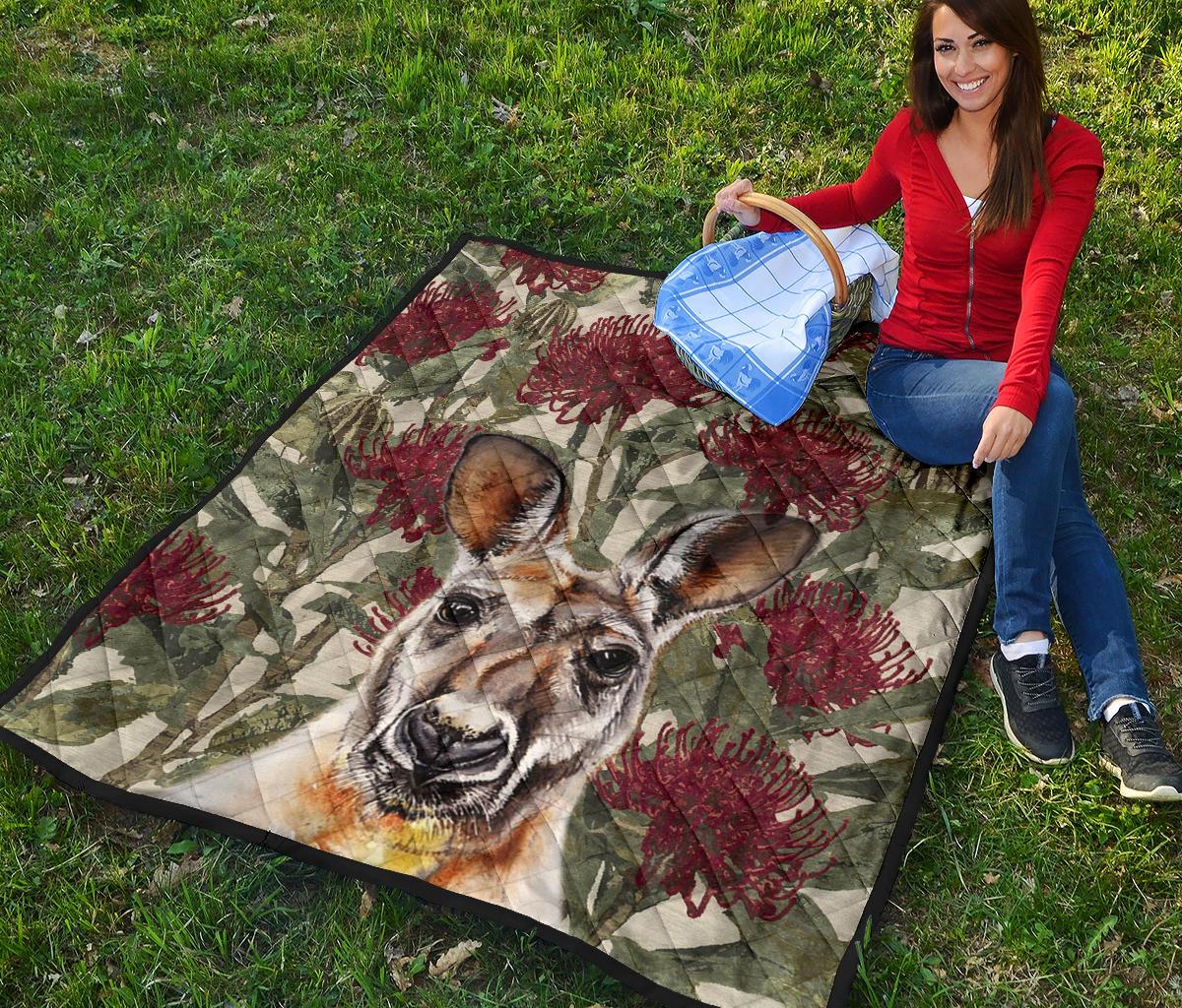 premium-quilts-kangaroo-quilts-waratah-painting