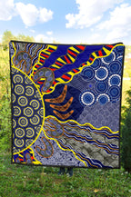 aboriginal-premium-quilt-australian-boomerang-dot-painting-art