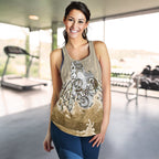 Maori Manaia The Blue Sea Women'S Racerback Tank, Golden - Vibe Hoodie