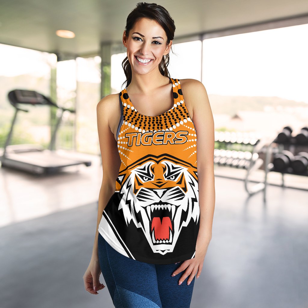 Tigers Women's Racerback Tank Wests Indigenous Newest - Vibe Hoodie