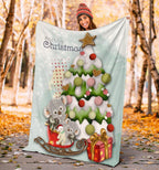 christmas-premium-blanket-koala-blanket-merry-christmas