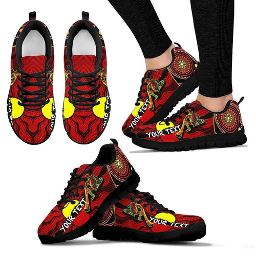 custom-sneakers-australia-aboriginal-dots-with-didgeridoo-black