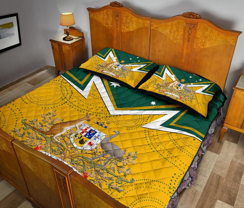 quilt-bed-set-australian-coat-of-arms-national-color