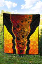premium-quilts-aboriginal-patterns-coverlets-golden-style