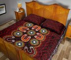 aboriginal-quilt-bed-set-aboriginal-dot-painting-flowers-style