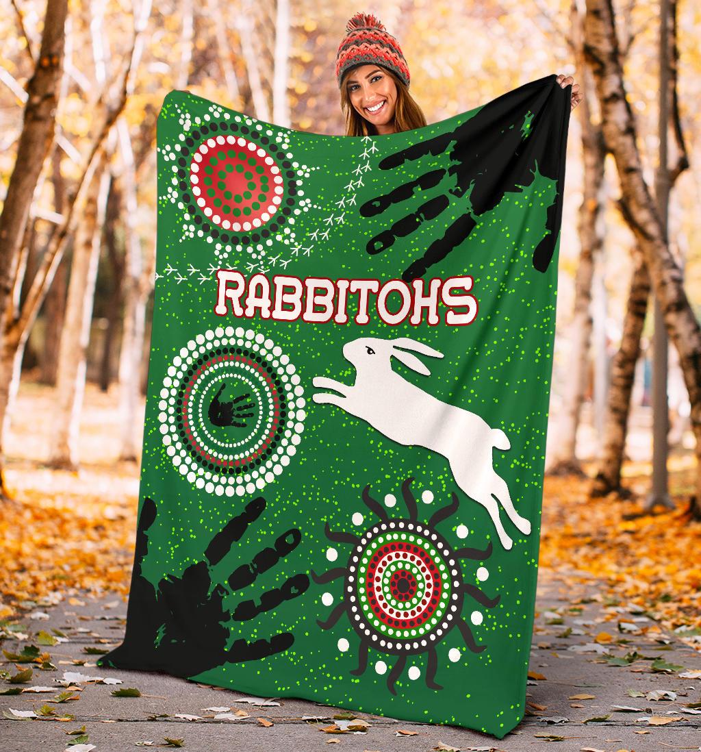 south-sydney-rabbitohs-indigenous-premium-blanket-country-style