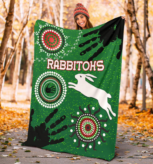 south-sydney-rabbitohs-indigenous-premium-blanket-country-style
