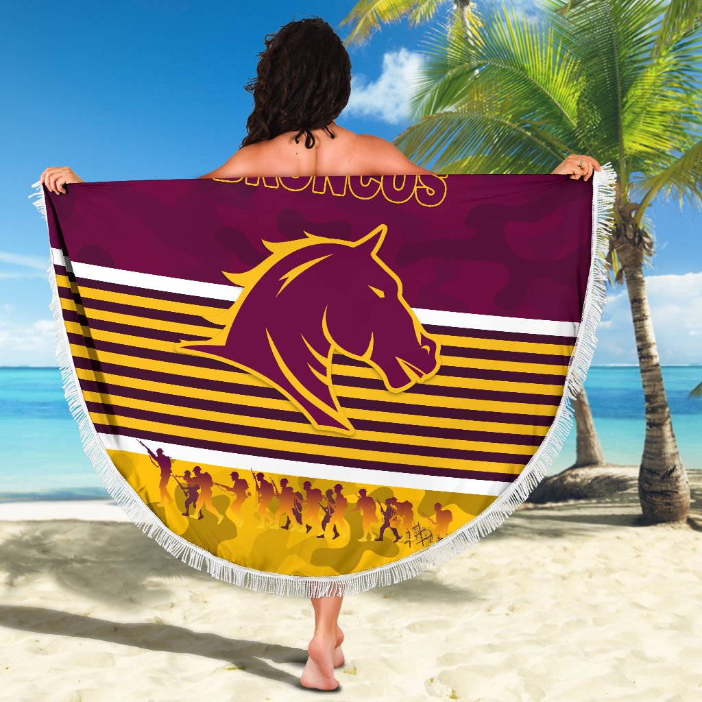 brisbane-broncos-beach-blanket-anzac-day-simple-style-maroon