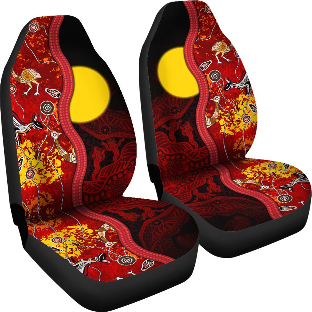 aboriginal-car-seat-covers-red-indigenous-flag