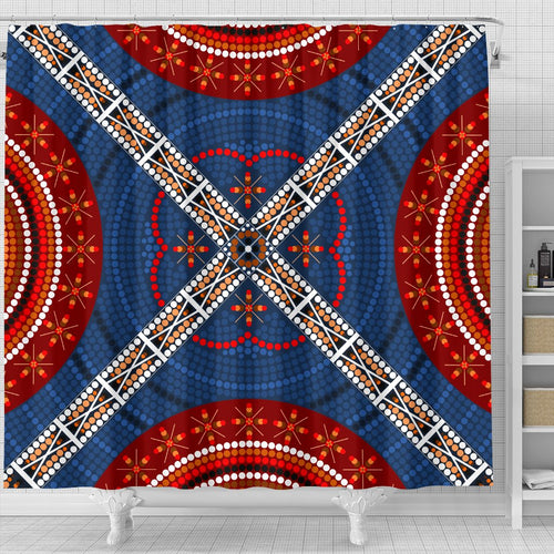 shower-curtain-aboriginal-dot-painting-curtain