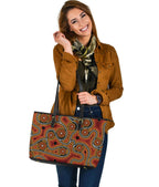 leather-tote-bag-indigenous-circle-dot-painting-ver01