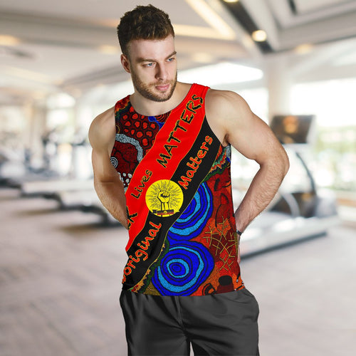 mens-tank-top-black-lives-matter-aboriginal-patterns