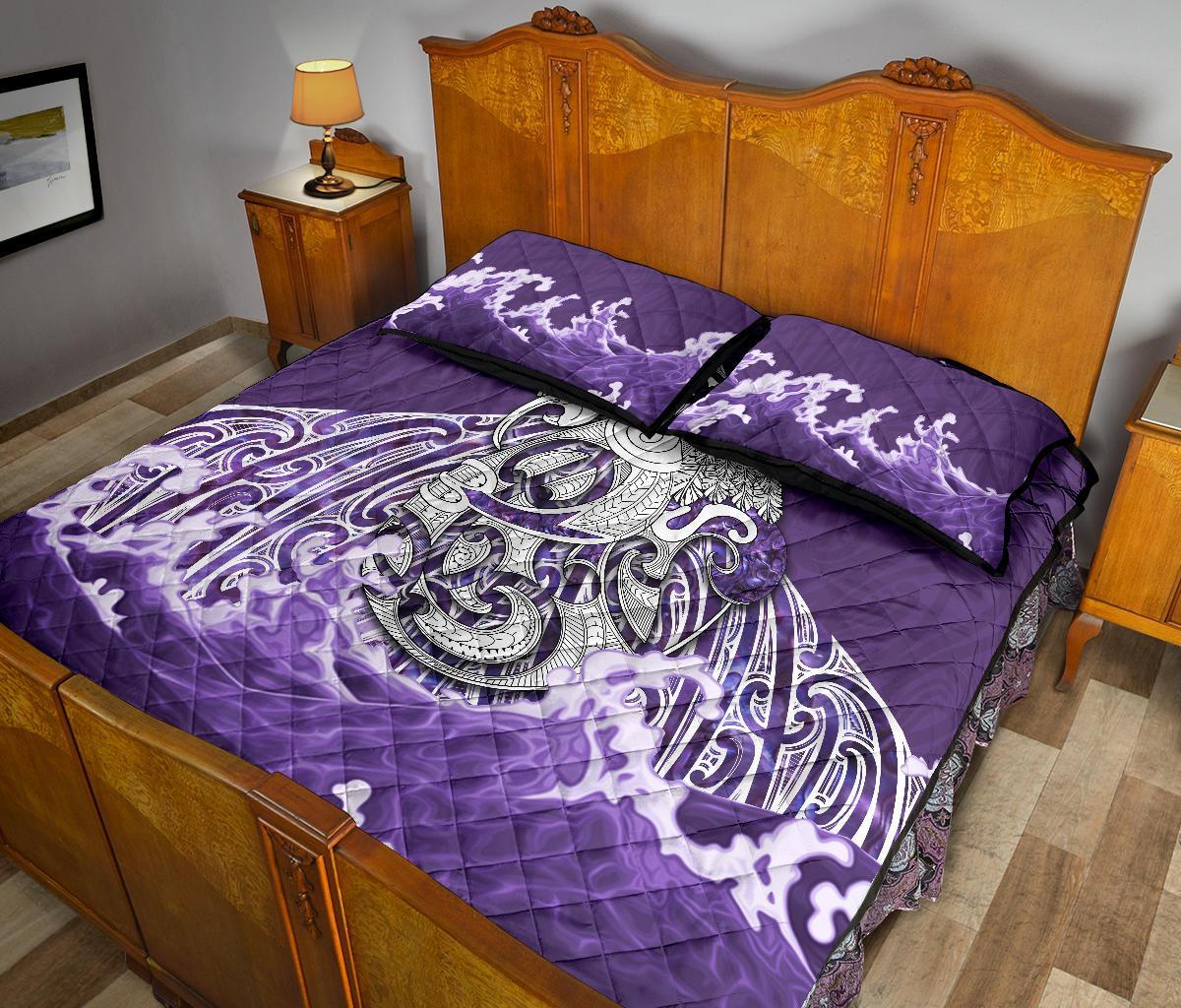 maori-manaia-the-purple-sea-quilt-bed-set