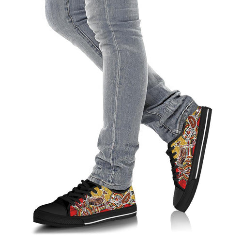 aboriginal-low-top-shoes-kangaroo-dot-painting-patterns