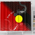 customaboriginal-shower-curtain-two-indigenous-lizard