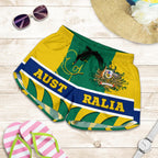 Shorts - Australian Coat Of Arms Shorts Koala - Women - Vibe Hoodie