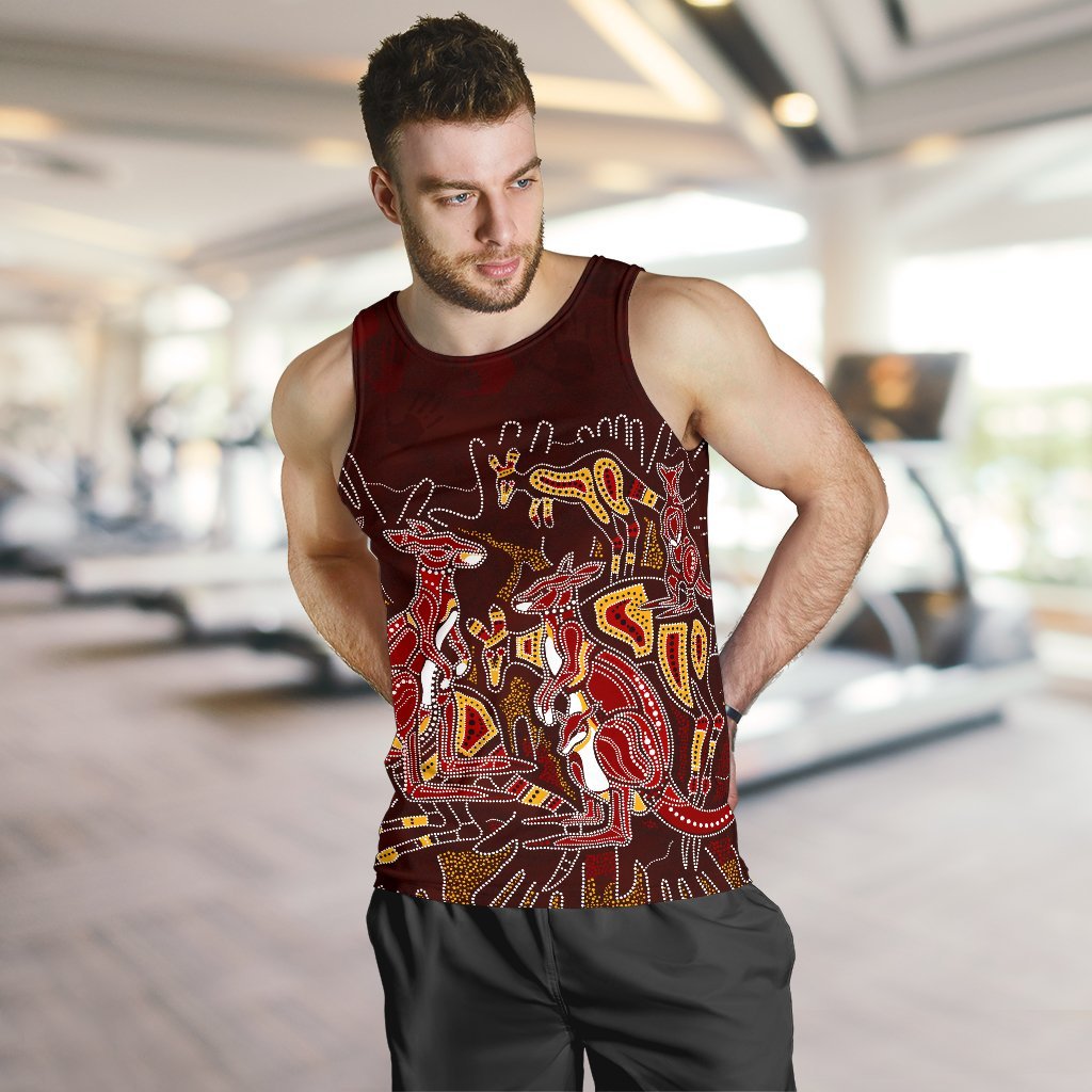 aboriginal-mens-tank-top-kangaroo-family-with-hand-art