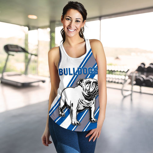 Canterbury-Bankstown Bulldogs Women's Racerback Tank Simple Style - Vibe Hoodie