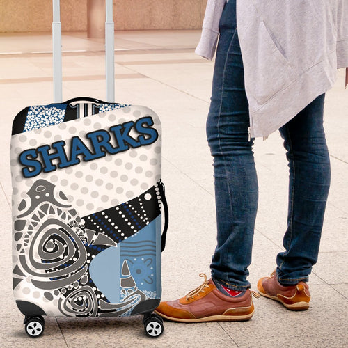 sharks-luggage-covers
